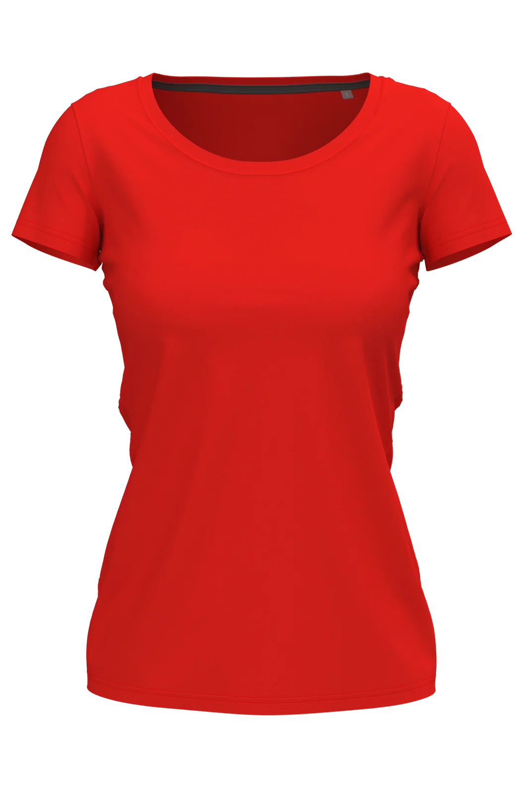 Koszulka Damska Slim Fit S9700 - Scarlet Red