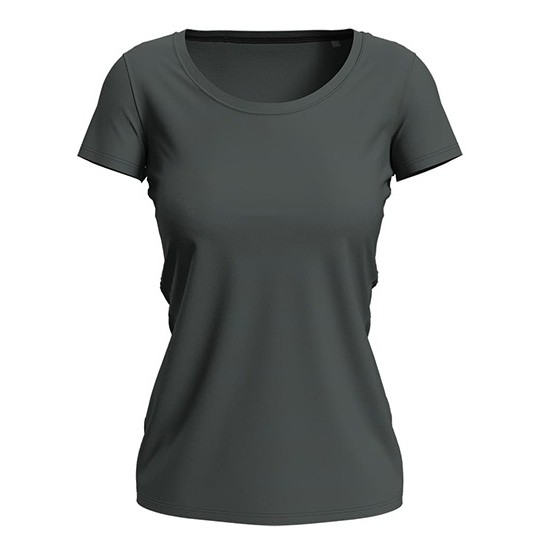 Koszulka Damska Slim Fit S9700 - Slate Grey (Solid)