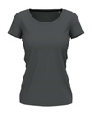 Koszulka Damska Slim Fit S9700 - Slate Grey (Solid)