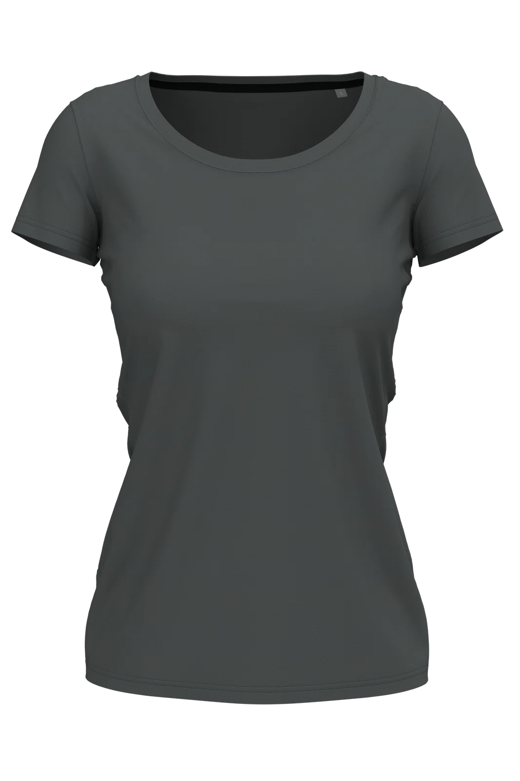 Koszulka Damska Slim Fit S9700 - Slate Grey (Solid)