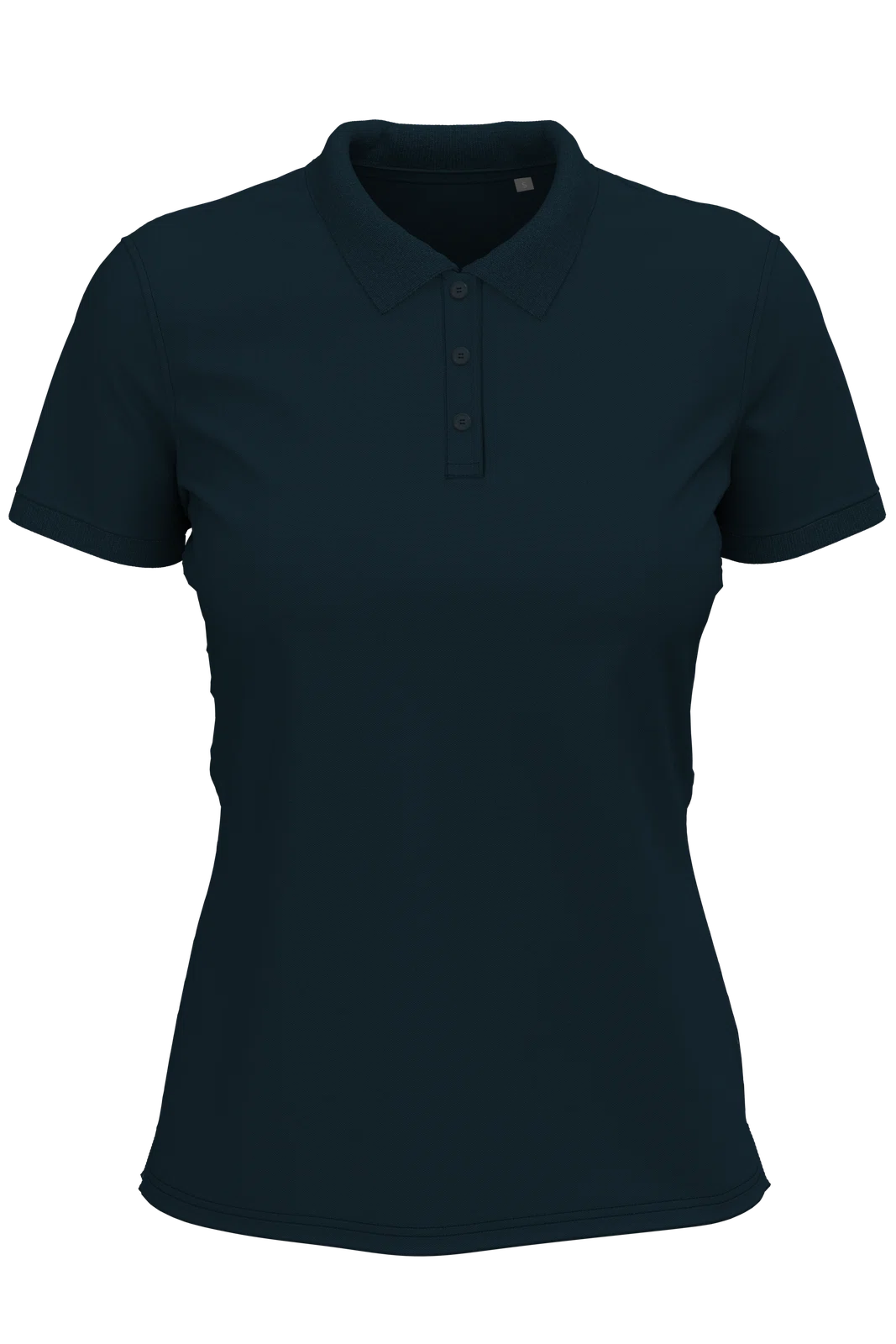 Koszulka Polo Damska Bawelniana S9740 - Marina Blue