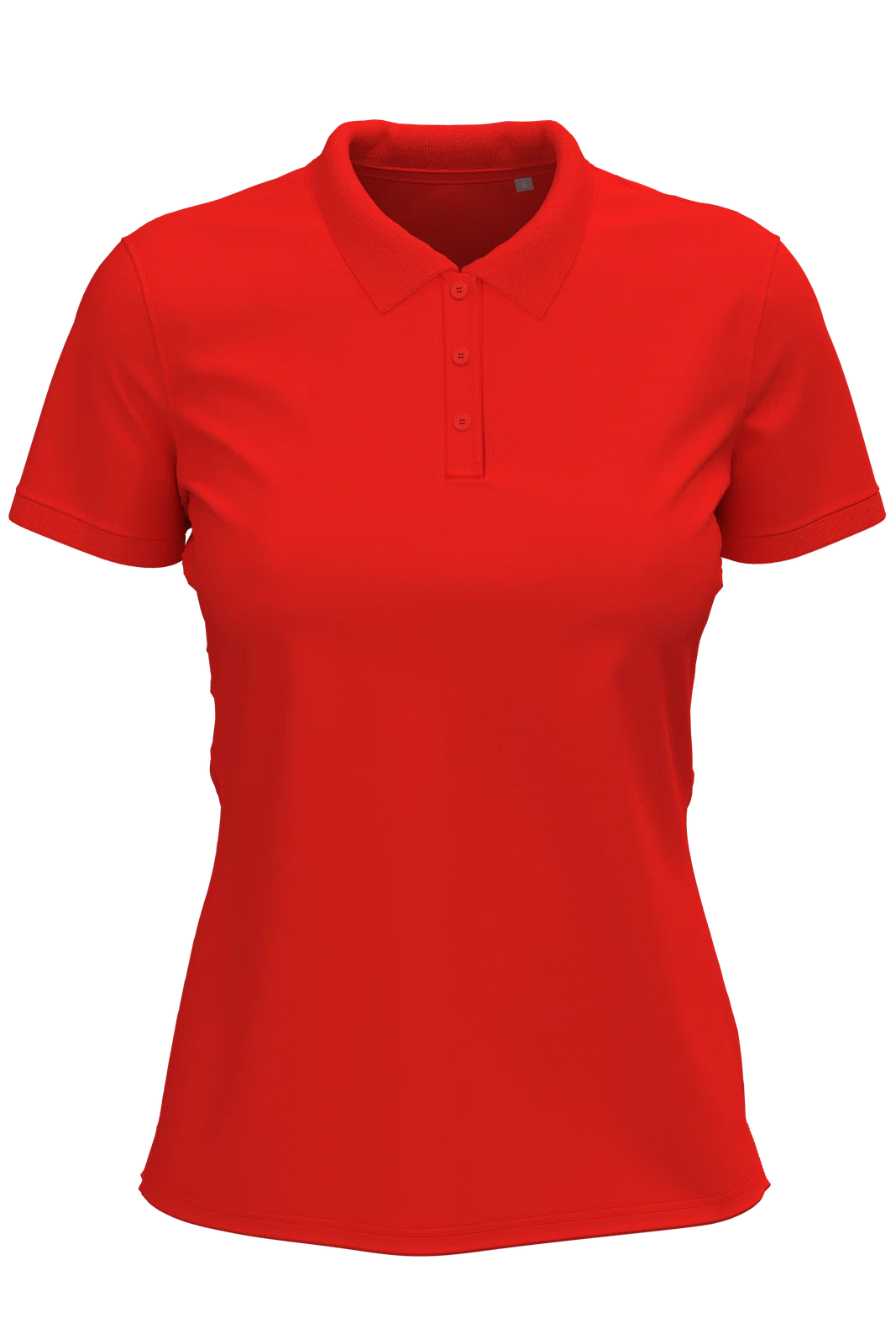 Koszulka Polo Damska Bawelniana S9740 - Scarlet Red
