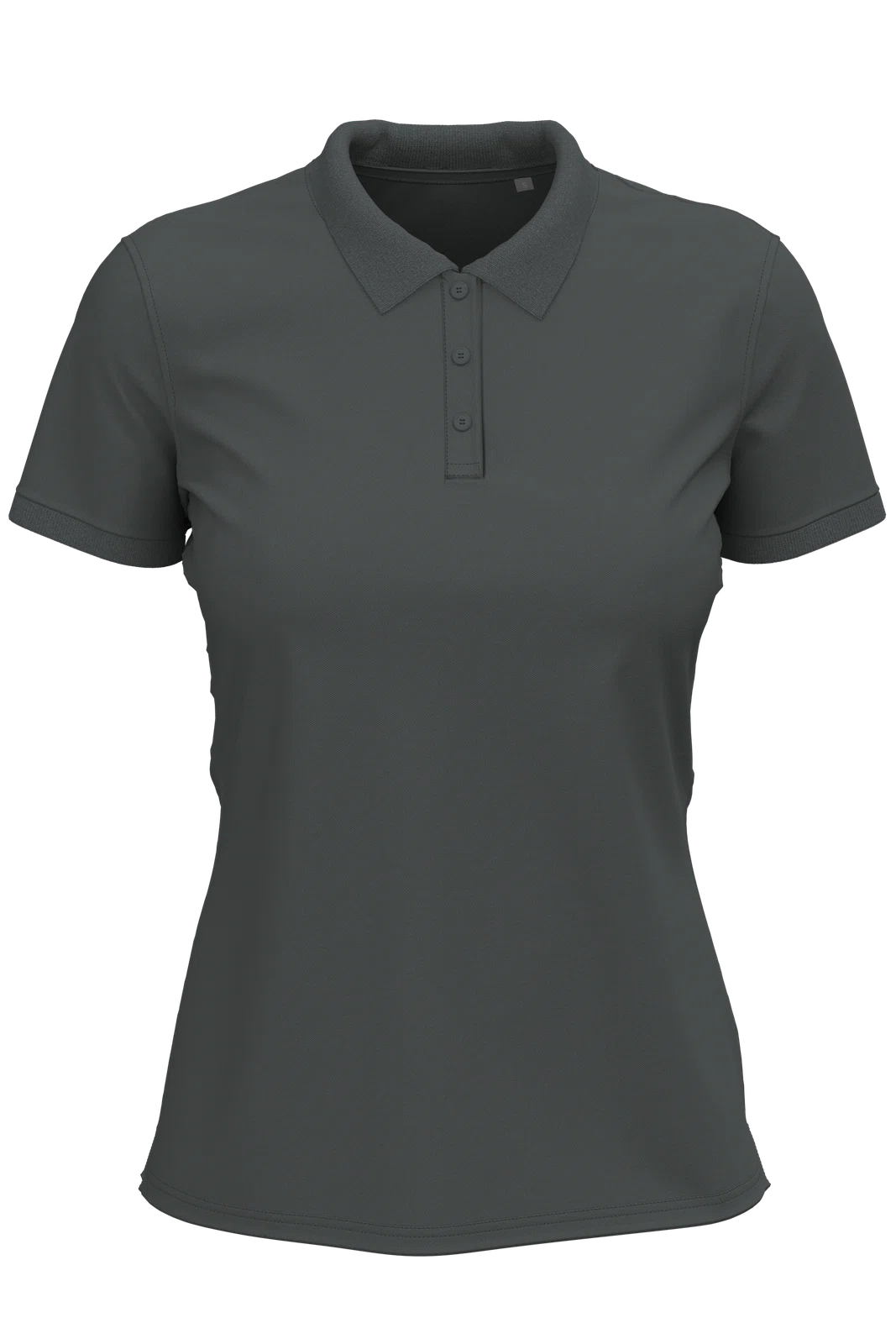 Koszulka Polo Damska Bawelniana S9740 - Slate Grey (Solid)
