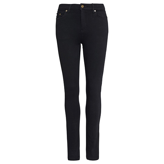 Jeansy Skinny Elastyczny Denim SD014 - Black