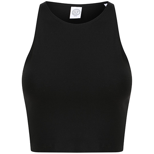 Krotki top bez rekawow SF106 - Black