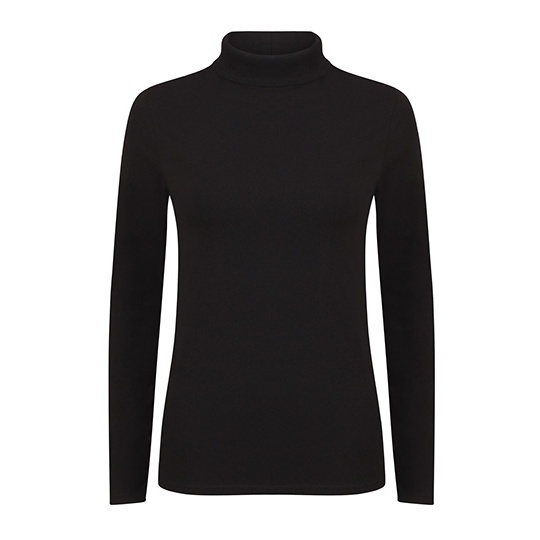Dopasowany golf damski SF125 - Black