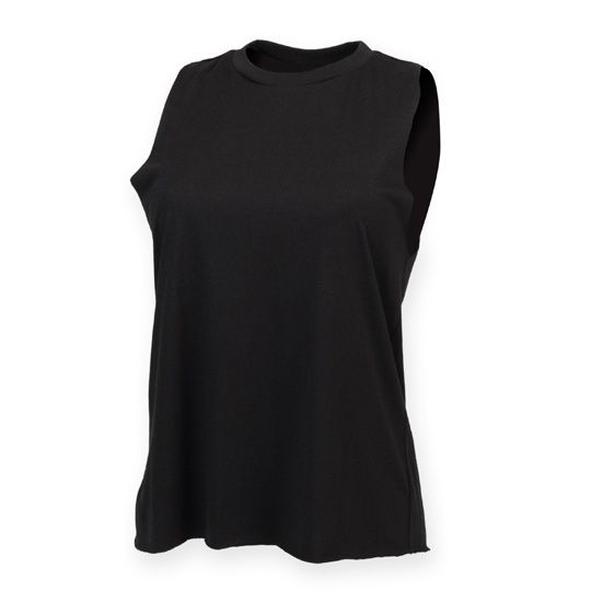 Damski top bez rekawow SF232 - Black