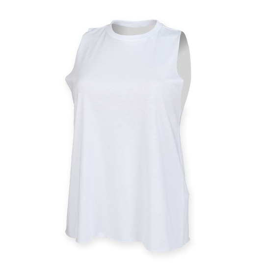 Damski top bez rekawow SF232 - White