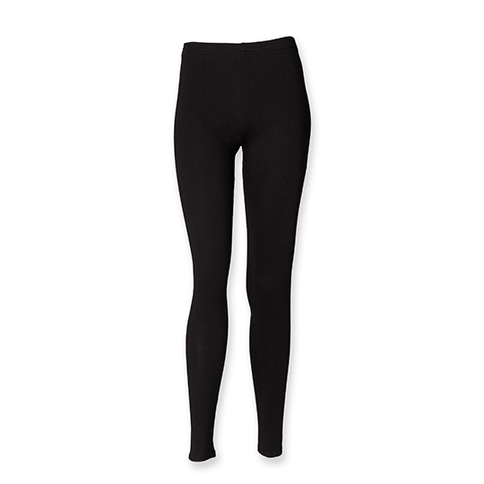 Legginsy damskie slim SF64 - Black