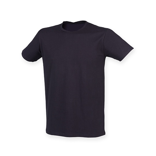 Meski T-shirt Slim Fit SFM121 - Navy