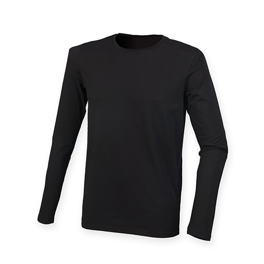 Meska koszulka Slim SFM124 - Black
