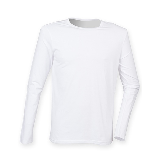 Meska koszulka Slim SFM124 - White