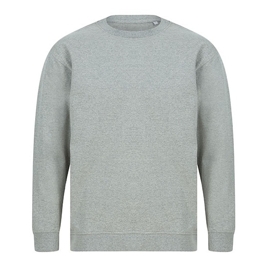 Bluza Nowoczesna Bawełniana z Recyklingu SFM530 - Heather Grey