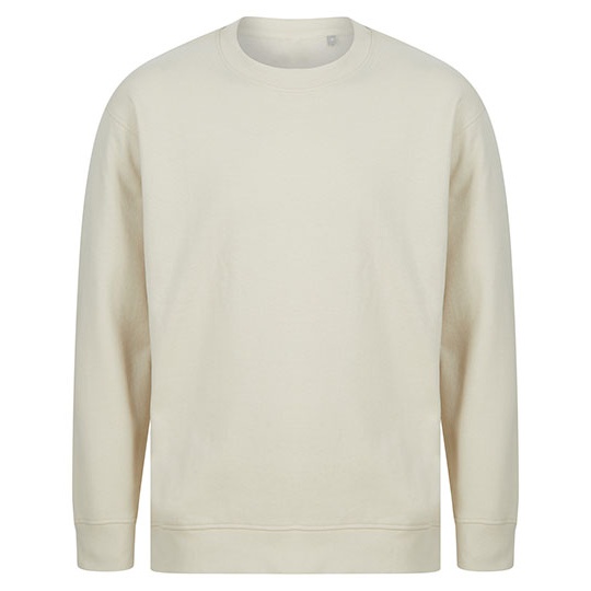 Bluza Nowoczesna Bawelniana z Recyklingu SFM530 - Light Stone