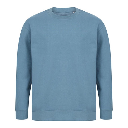 Bluza Nowoczesna Bawelniana z Recyklingu SFM530 - Stone Blue