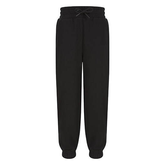 Joggery Dziecięce Regular Fit Bawełniane SM430 - Black