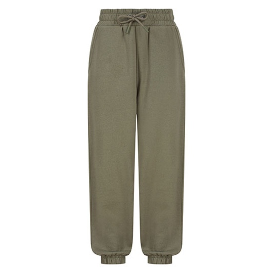 Joggery Dzieciece Regular Fit Bawelniane SM430 - Khaki