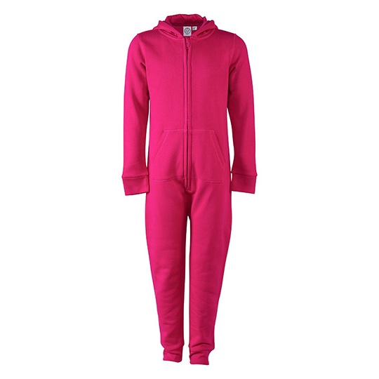 Kombinezon Dzieciecy Slim Z Kapturem Polar Czesany SM470 - Fuchsia