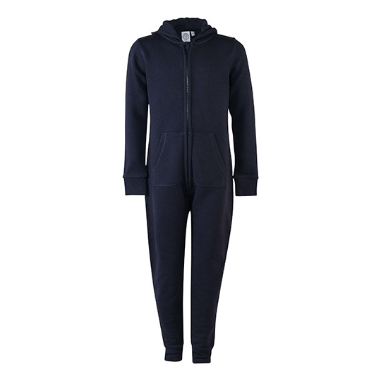 Kombinezon Dzieciecy Slim Z Kapturem Polar Czesany SM470 - Navy
