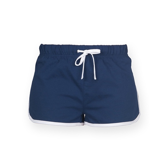 Szorty Retro Bawelniane SM69 - Navy & White