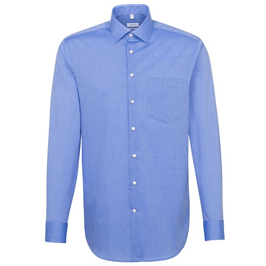 Koszula Meska Klasyczna Bawelniana SN003000 - Mid Blue