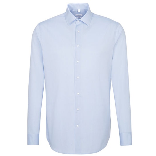 Koszula męska dopasowana z długim rękawem SN021000 - Light Blue