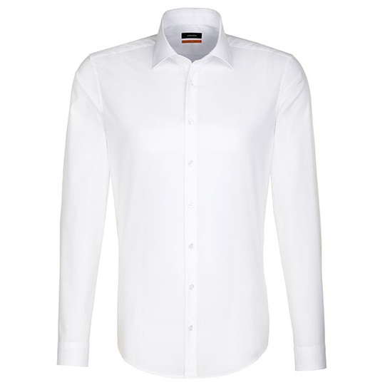 Koszula Męska Slim Fit Bawełniana SN675198 - White