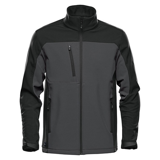 Kurtka Meska Softshell Wodoodporna Oddychajaca ST131 - Dolphin & Black