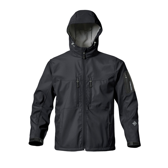 Damska kurtka softshell z kapturem ST17F - Black