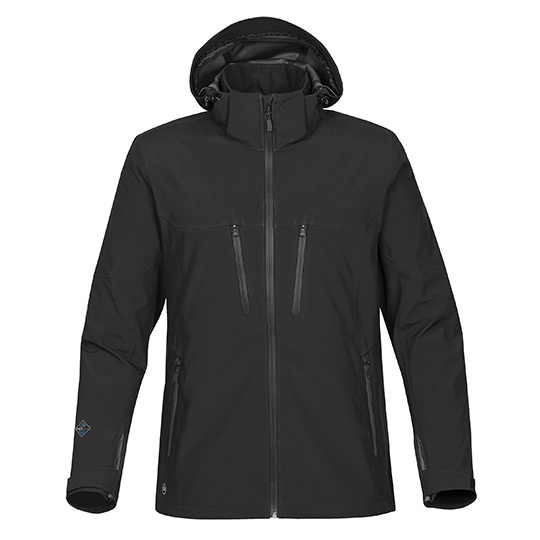 Kurtka Meska Softshell Wodoodporna ST83 - Black & Carbon