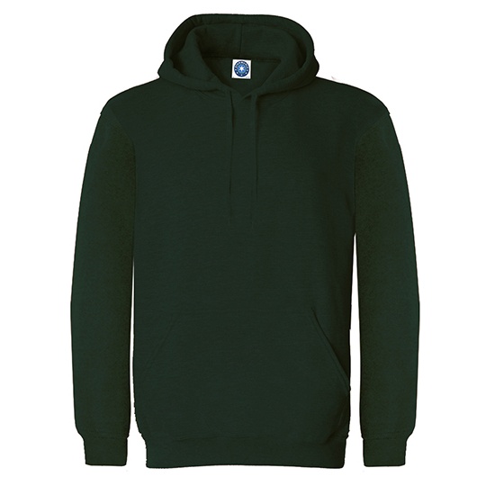 Bluza Klasyczna Czesana Bawelna SW271 - Bottle Green