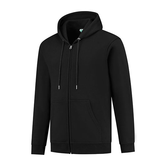 Bluza Unisex z Kapturem na Zamek SW290 - Deep Black