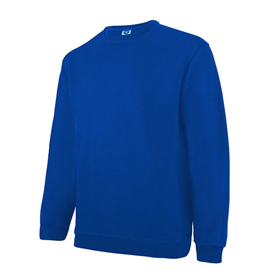 Bluza Klasyczna Czesana Bawelna Niekurczliwa SW298 - Deep Royal
