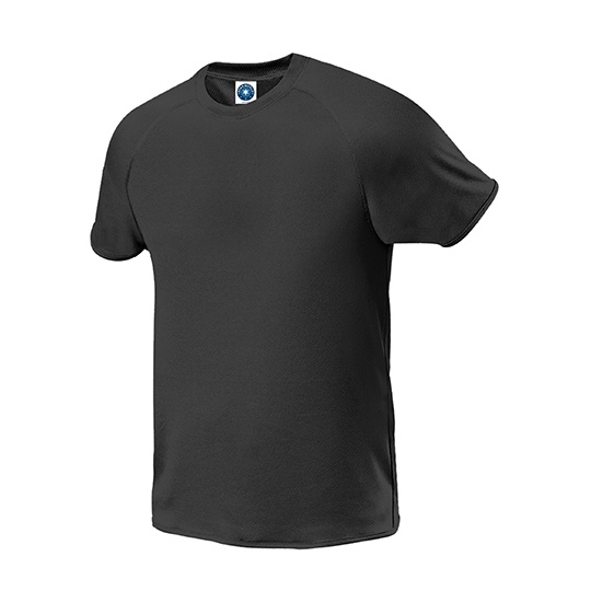 T-shirt Meski Raglanowy Odprowadzajacy Wilgoc SW300 - Anthracite
