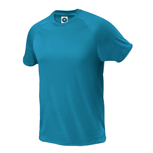 T-shirt Meski Raglanowy Odprowadzajacy Wilgoc SW300 - Atoll