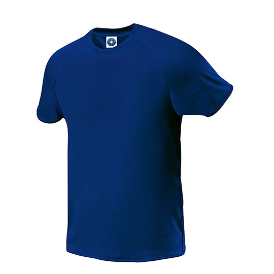 T-shirt Meski Raglanowy Odprowadzajacy Wilgoc SW300 - Deep Royal