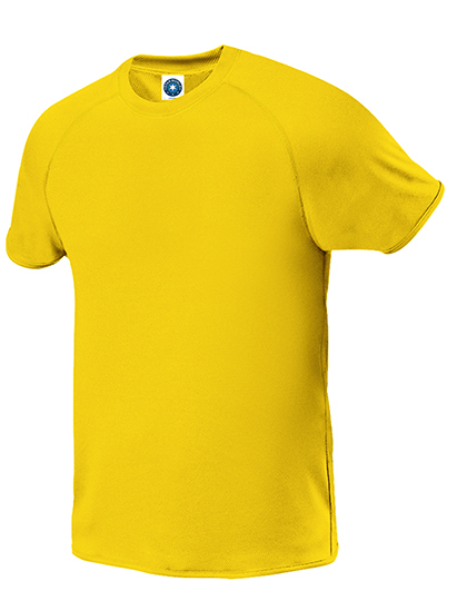 T-shirt Meski Raglanowy Odprowadzajacy Wilgoc SW300 - Gold