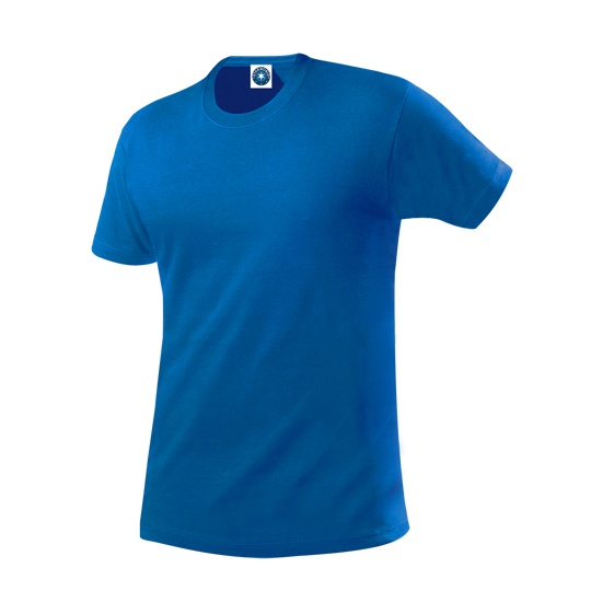 T-Shirt Meski Klasyczny Odprowadzajacy Wilgoc SW304 - Royal Blue