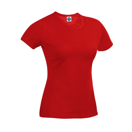 Koszulka Damska Dopasowana Odprowadzajaca Wilgoc SW404 - Bright Red