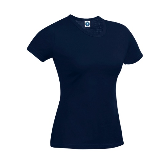 Koszulka Damska Dopasowana Odprowadzajaca Wilgoc SW404 - Deep Navy
