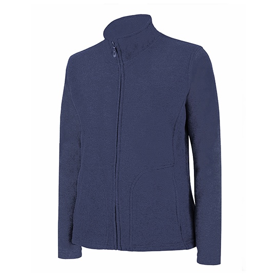 Bluza Damska Dopasowana Polar Anti-Pill SW750 - Navy Blue