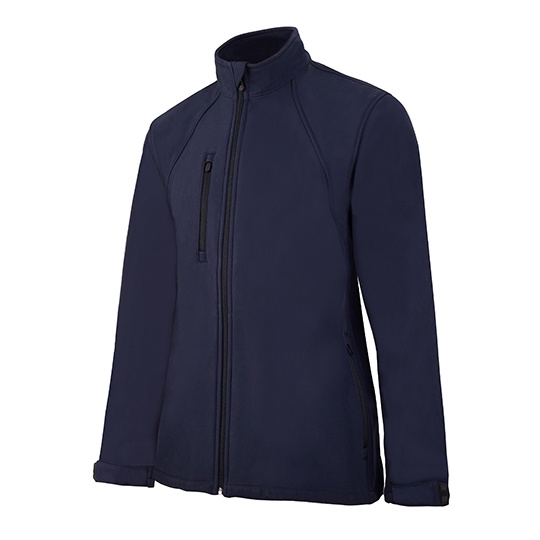 Kurtka Softshell Damska Wiatroszczelna Wodoszczelna SW950 - Deep Navy