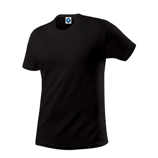 T-shirt Męski Klasyczny Bawełna Organiczna SWGL1 - Black