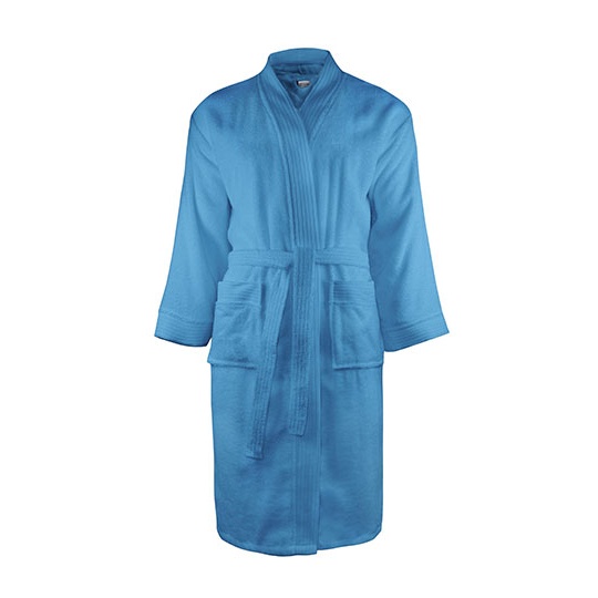 Szlafrok Oversize Frotte Bawełniany TH1030 - Aqua Azure