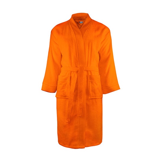 Szlafrok Oversize Frotte Bawełniany TH1030 - Orange