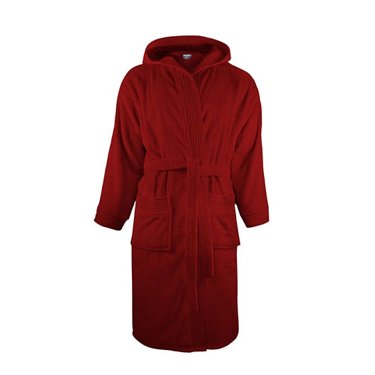 Szlafrok Oversize Bawelna Frotte TH1095 - Burgundy