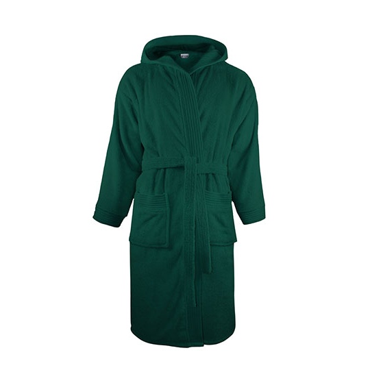 Szlafrok Oversize Bawełna Frotte TH1095 - Dark Green