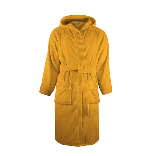 Szlafrok Oversize Bawelna Frotte TH1095 - Gold Yellow