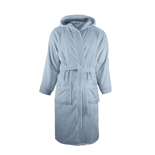 Szlafrok Oversize Bawełna Frotte TH1095 - Light Blue