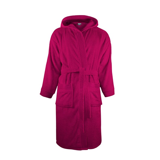 Szlafrok Oversize Bawelna Frotte TH1095 - Magenta